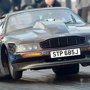 Aston Martin Drag Car - Beauty meets BEAST!
