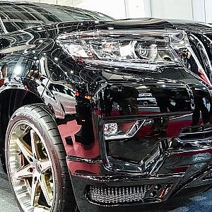 (4K)M'z SPEED ZEUS LUV LINE LAND CRUISER PRADO ゼウス ランクルプラド カスタム - OSAKA AUTO MESSE 2019