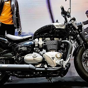 (4K)TRIUMPH Bonneville Speedmaster 2018 トライアンフ ボンネビルスピードマスター - 大阪モーターサイクルショー2018