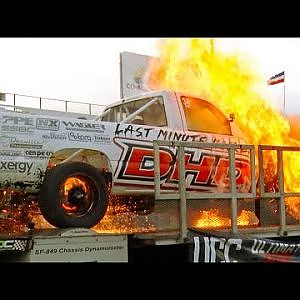 MASSIVE FIRE - Runway Diesel on the Dyno!