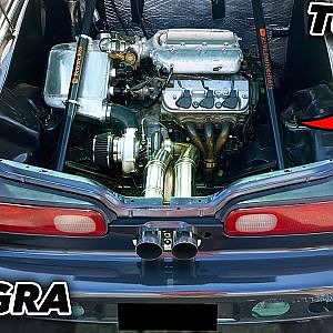 Rear Engine Integra DOMINATES v8’s on the STREET!