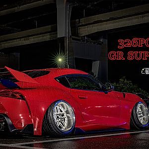326POWER GR SUPRA A90 - ミツルパワー GRスープラ デモカー アウトリップ