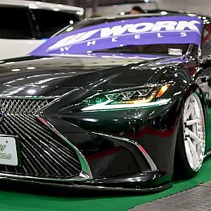 A.L.W LEXUS ES 300h custom アマプリ工房 レクサスES300h カスタム - OAM2023 大阪オートメッセ2023