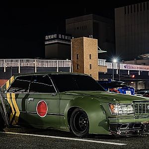 Night Car Meet noBGM VIP,stance,Kyusya,racing,JDM JAPAN MAR,18 2023
