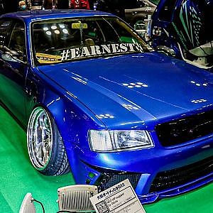 NISSAN Y33 GLORIA VIPCAR OAM2022 - 日産 Y33グロリア カスタム 大阪オートメッセ2022