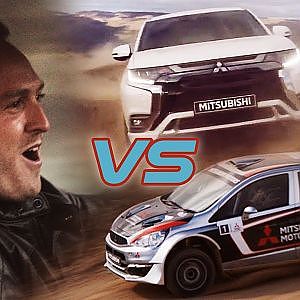 Mitsubishi PHEV Vs Rally Car: The Ultimate Race Advert