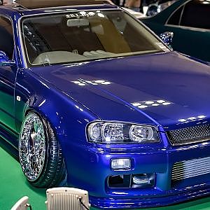 T-DEMAND NISSAN ER34 SKYLINE JDM OAM2022 - ティーディメンド R34スカイライン カスタム 大阪オートメッセ2022
