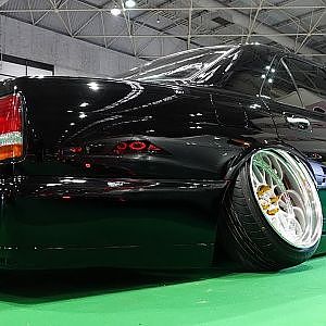 (4K)NKSPIRIT NISSAN Y32 CIMA LOW STYLE VIP 32シーマVIPカー ローダウン - 大阪オートメッセ2018