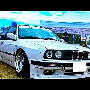 (HD)BMW E32 7 SERIES オールドBMW7シリーズ - スタンスネイション大阪2017