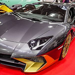 lamborghini aventador modified ランボルギーニ アヴェンタドール カスタム - NAGOYA AUTO TREND 2021 オートトレンド2021