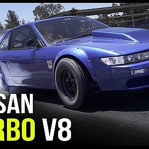 V8 TURBO Nissan street Silvia