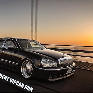 NISSAN F50 PRESIDENT VIPCAR RUN cross the bridge SONY FX3 - 走行動画  プレジデント