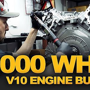 2,000+ WHP Lamborghini V10 Race Engine Builds | World's First ALPHA 16 Audi R8