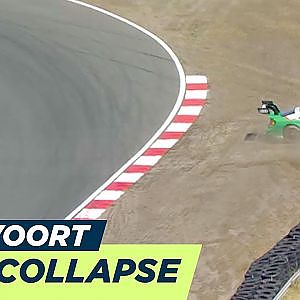 Collapsing tyre ends the race for Nico Müller - DTM Zandvoort 2018