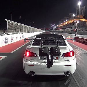 EKanooRacing's Lexus ISF Twin Turbo Crash