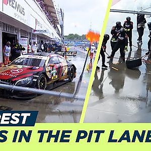Heavy accidents in the Pit Lane - DTM Budapest 2018