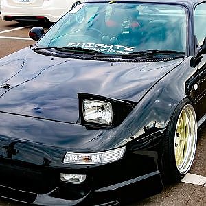 (4K)NISSAN 180SX custom ワンエイティカスタム - LOWFEST 2018