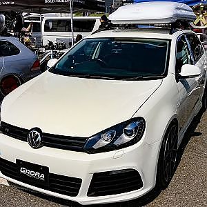 (HD)grora VW VORKSWAGEN modified フォルクスワーゲンカスタム・ステーションワゴン - スーパーカーニバル2017・お台場