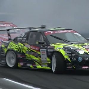 フルマーク寸前！　ドライブシャフトさえ折れなければ・・・D1エビスRd.4　中村VS目桑決勝