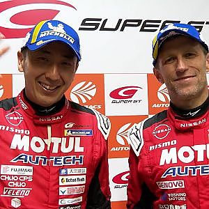 【SUPER GT Rd.1 OKAYAMA 決勝】GT500 優勝インタビュー #23 MOTUL AUTECH Z 松田 次生／ロニー・クインタレッリ
