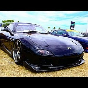 (HD)MAZDA RX7 FD3S modified マツダRX-7カスタム  - スタンスネイション大阪2017