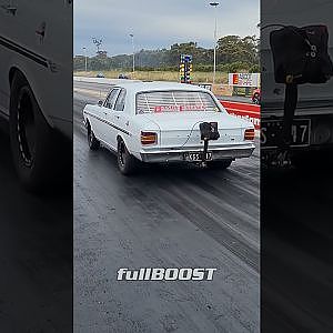Ford Barra powered XW Falcon. 8.07 @ 175mph.