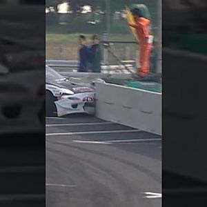 はねられても無傷の不死身の男 【ドリフト衝撃映像 No.009】 #shorts