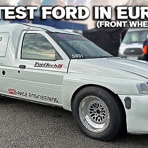 The FASTEST FWD Ford in the U.K. and it's a VAN?!