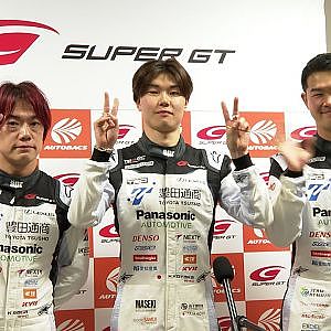 【SUPER GT Rd.2 FUJI 予選】GT300 2位インタビュー #31 apr LC500h GT 嵯峨 宏紀/小高 一斗/根本 悠生