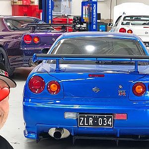 R34 fanboy’s DREAM! | Rare car collection