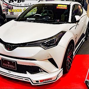 (4K)ROWEN TOYOTA C-HR Exhaust bodykit modified ローエンCH-Rカスタム・エアロ - 名古屋オートトレンド2018