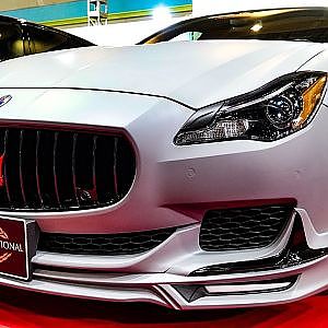 (4K)WALD EXECUTIVE LINEWALD MASERATI QUATTROPORTE ヴァルド マセラティ クワトロポルテ - OSAKA AUTO MESSE 2019