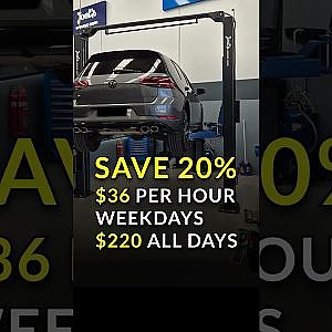 Need space or tools to work on your car? #hireahoist #DIY #tools