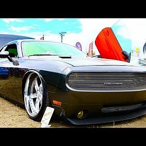 (HD)DODGE CHALLENGER modified ダッジチャレンジャーカスタム - スタンスネイション大阪2017