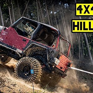 4x4 Off Road Mud Hill Climbing Landcruiser , Jeep - 4x4 Challenge Cup JAPAN