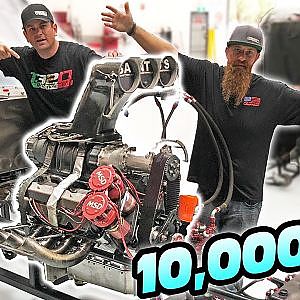 10,000 Horsepower BLENDER - Top Fuel Powered!