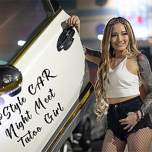 VIPStyle CAR Night Meet Tatoo Girl JAPAN - 50mm cinematic SONY FX3