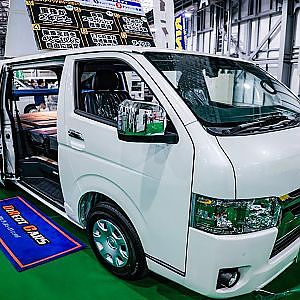 DIRECTCARS TOYOTA HIACE CAMPING TOKYO CAMPING CAR SHOW 2021 - ハイエース バンコン ダイレクトカーズ 東京キャンピングカーショー2021