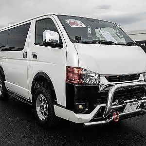 TOYOTA HIACE modified Front Bumper Guard - ハイエース カスタム バンパーガード SBM愛知2023