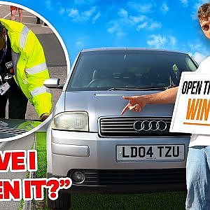 Open The Audi A2 Bonnet, Win £10