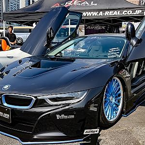 (HD)Y'zOne BMW i8 modified - スーパーカーニバル2017・お台場