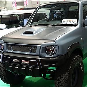 (4K)REAL SPEED SUZUKI JIMNY modified リアルスピード スズキ ジムニーカスタム - 大阪オートメッセ2018
