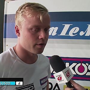 2018 AUTOBACS SUPER GT Rd4 Felix Rosenqvist interview before the race