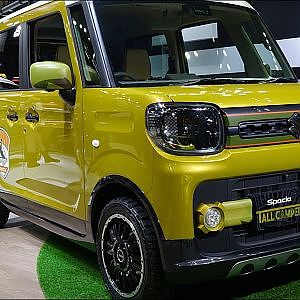 (4K)SUZUKI SPACIA TALL CAMPER 2018 スズキ新型スペーシア トールキャンパー - 大阪オートメッセ2018