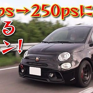 輸入車 チューニング紹介  アバルト595 が ターボチューンで猛毒250psに変身 Option誌 10月号連動【新作】 customized ABARTH 595