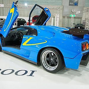 (4K)Lamborghini Diablo sv ランボルギーニ ディアブロ sv - メガスーパーカーモーターショー2018