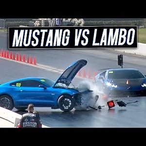 Mustang nearly TAKES OUT Lamborghini, 200mph Races, and MORE (TX2K23 Day 1)