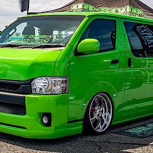 DR STYLE GREEN TOYOTA 200 HIACE custom ハイエース200系カスタム - SBM大阪2022