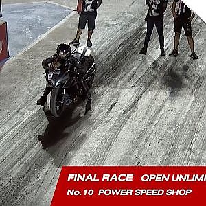 FINAL RACE :10 ประธาน แจ่มจันทร์ / POWER SPEED SHOP /SOUPED UP SUPER BIKE 2018