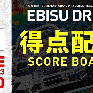 2020 GRAN TURISMO D1 GRAND PRIX SERIES Rd.3 EBISU [8/23] (Scoreboard)